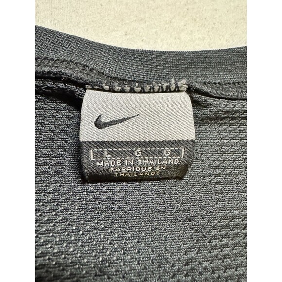 Vintage Nike Men’s Large Y2K Center Swoosh Embroidered Logo Tank Top Shirt Mesh - Picture 3 of 9